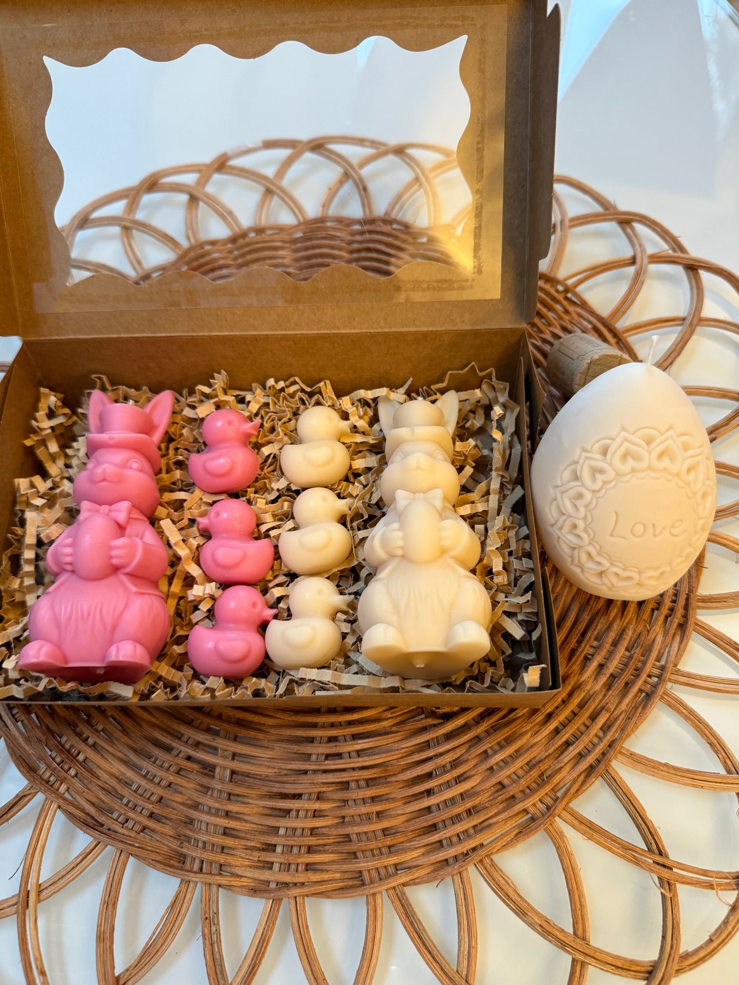 Bougies et fondants ( Coffret de Pâques