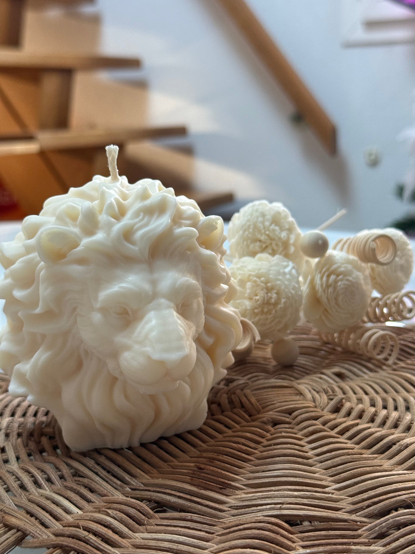 Bougie Tête de lion