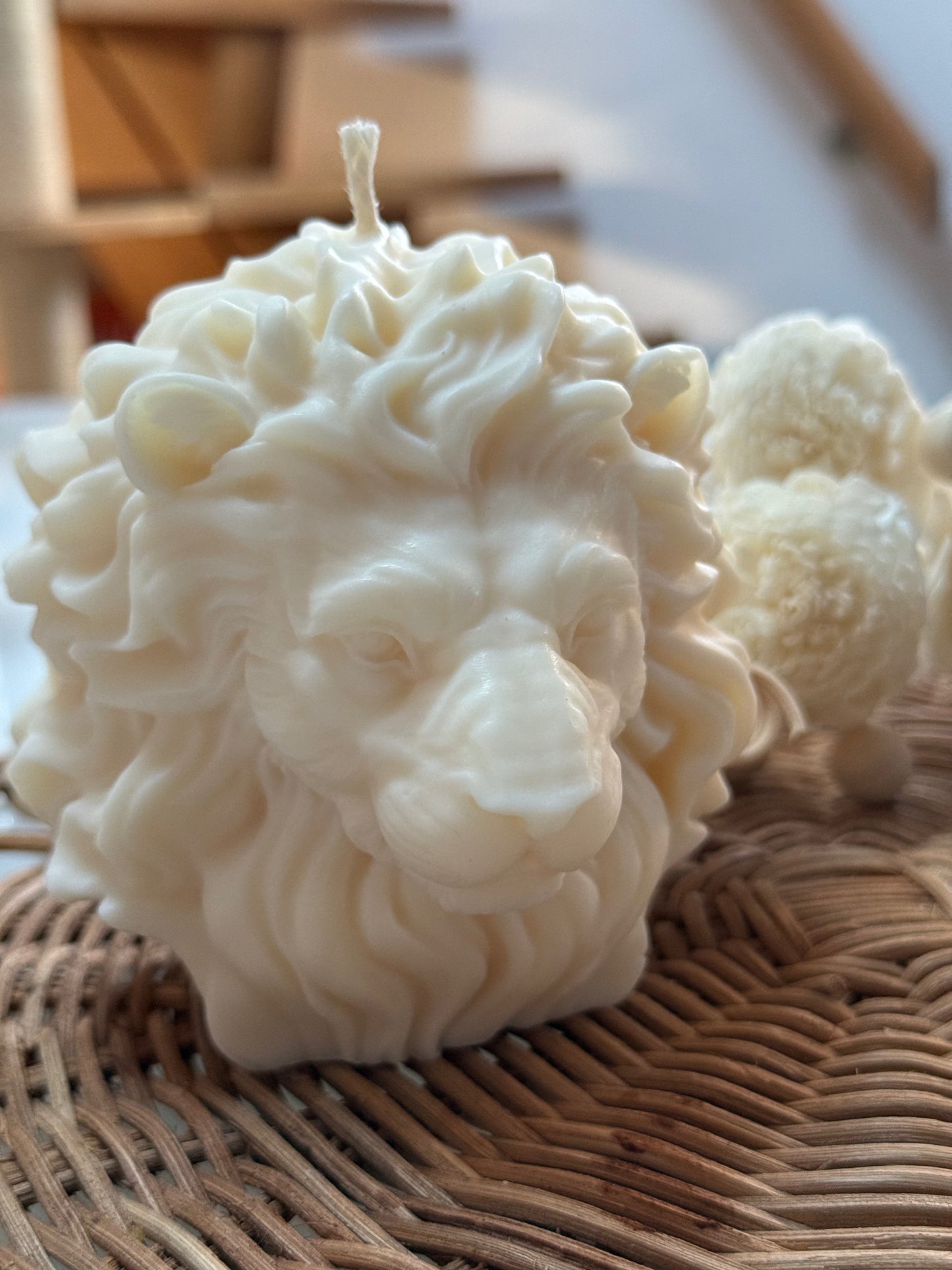 Bougie Tête de lion