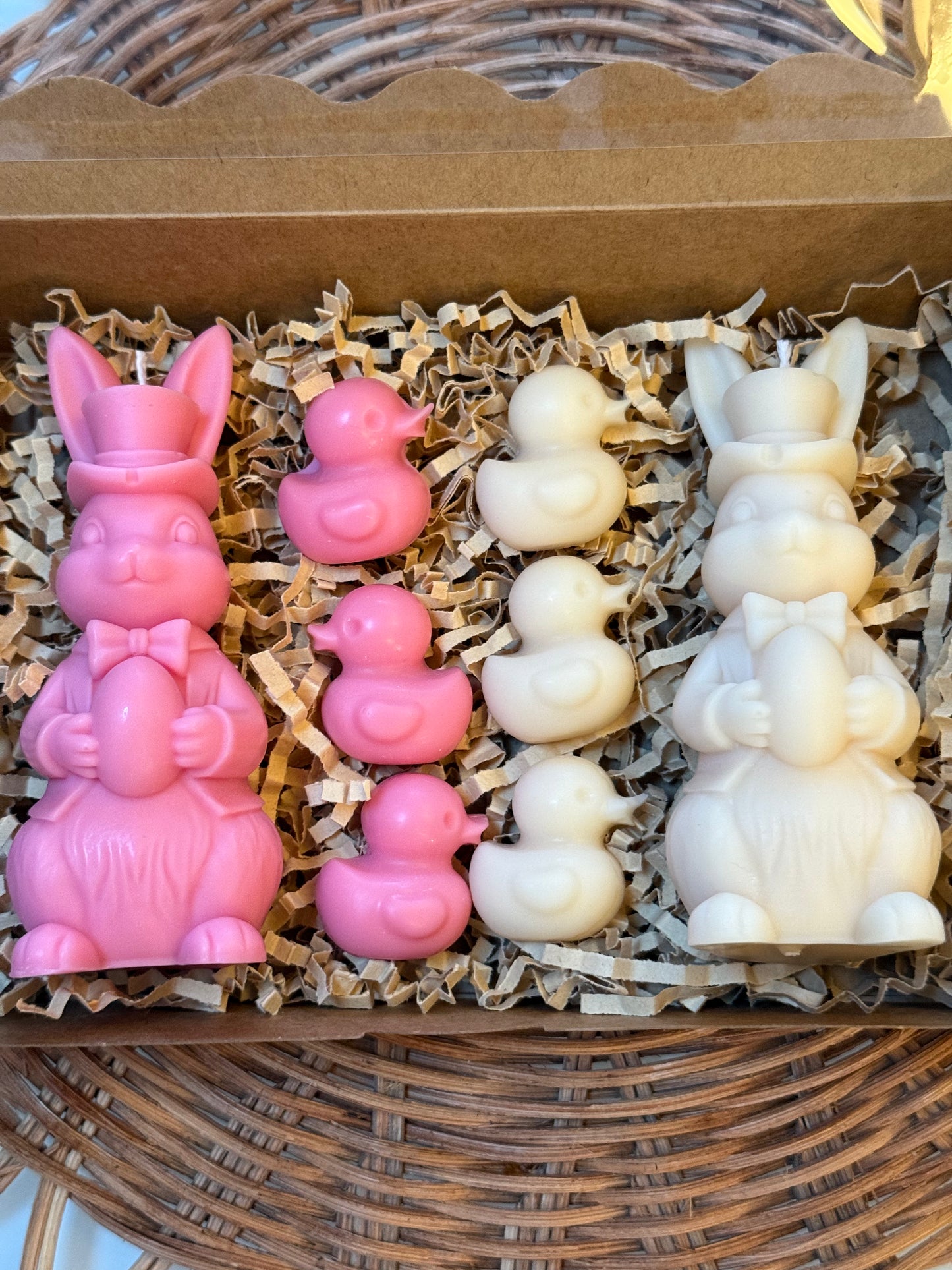 Bougies et fondants ( Coffret de Pâques