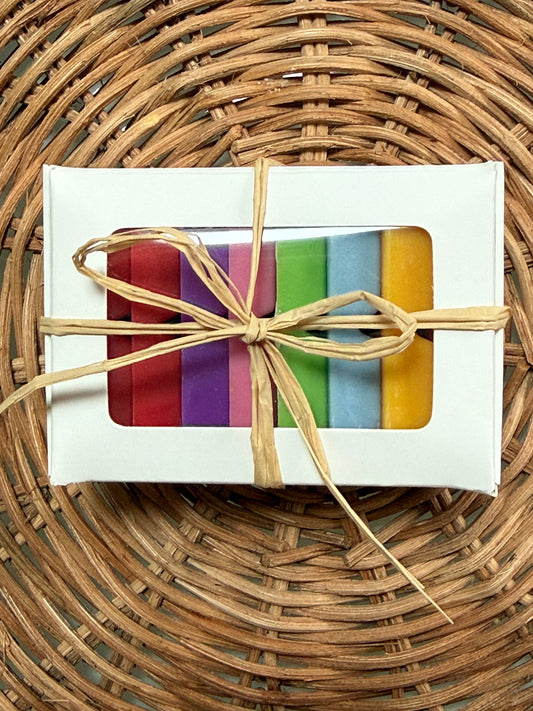 Fondants La petite boîte aux couleurs du printanière.